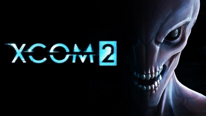 XCOM 2 logo with alien face