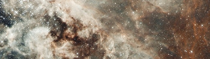 Stars and Nebula in Deep Space