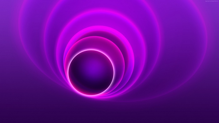 abstract, apple, 5k wallpaper, purple, 4k, circle, iphone 7