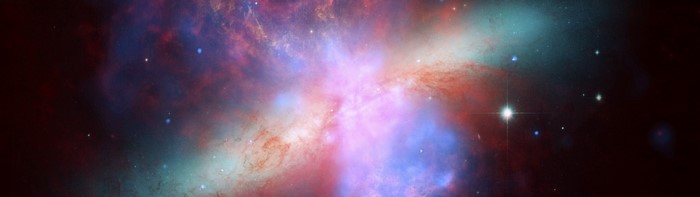 Messier 82 Galaxy with Nebula and Stars