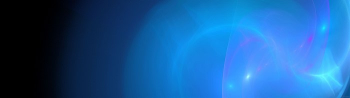 Abstract blue digital art with light effects