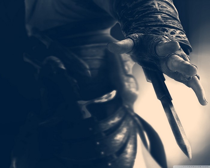 Altair Ibn-La'Ahad from Assassin's Creed with hidden blade