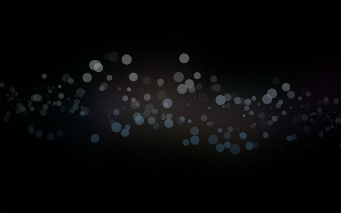 Bokeh lights on a dark background