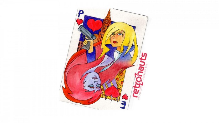 Playing Card with Aya Brea from Parasite Eve