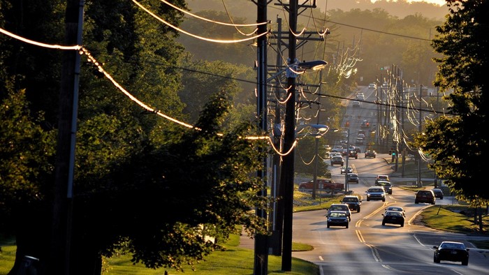 Sunlight Street Light City Street Cityscape Night Car Reflection Road Evening Morning