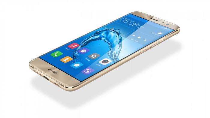Huawei Nova smartphone with colorful icons on screen