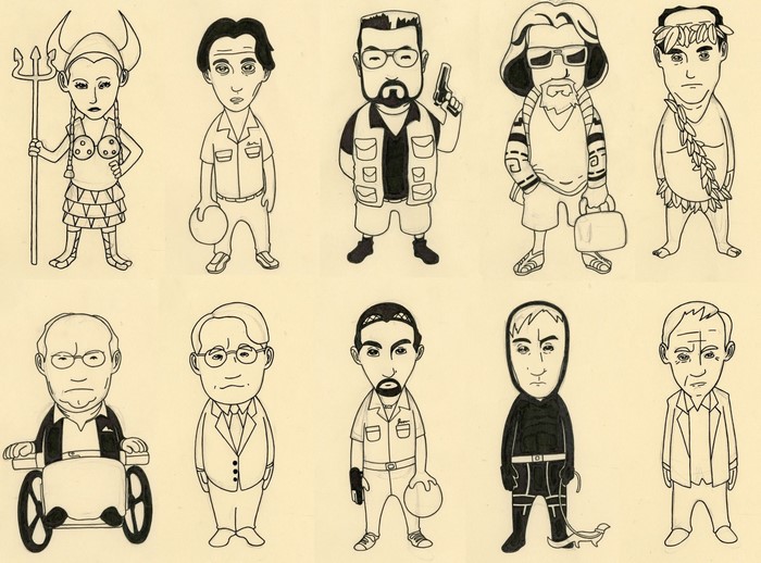 Characters from The Big Lebowski