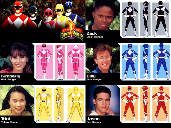 Mighty Morphin Power Rangers characters