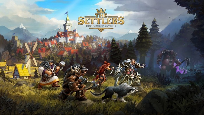 The Settlers Kingdoms of Anteria game characters and village