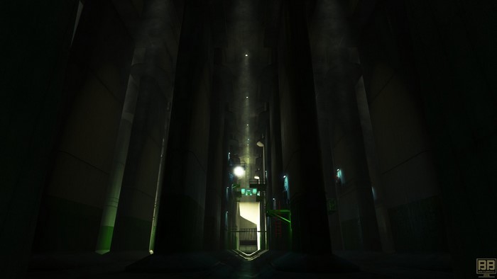 Faith Connors from Mirror's Edge in a dark alley