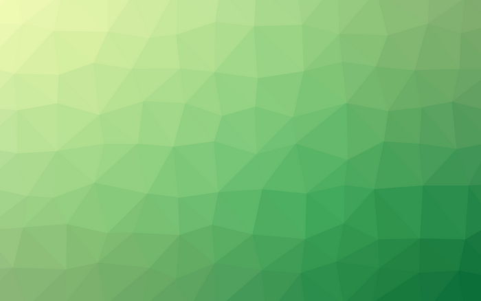 Green polygonal pattern with gradient
