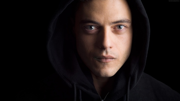 Rami Malek as Elliot Alderson in Mr. Robot