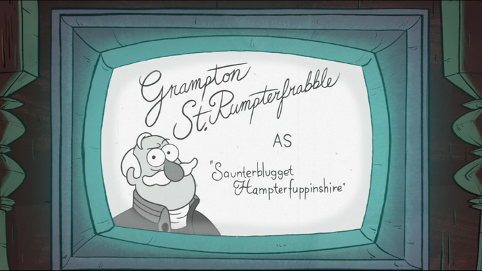 Grampton St. Rumpterfrabble as Saunterblugget Hamterfuppinshire