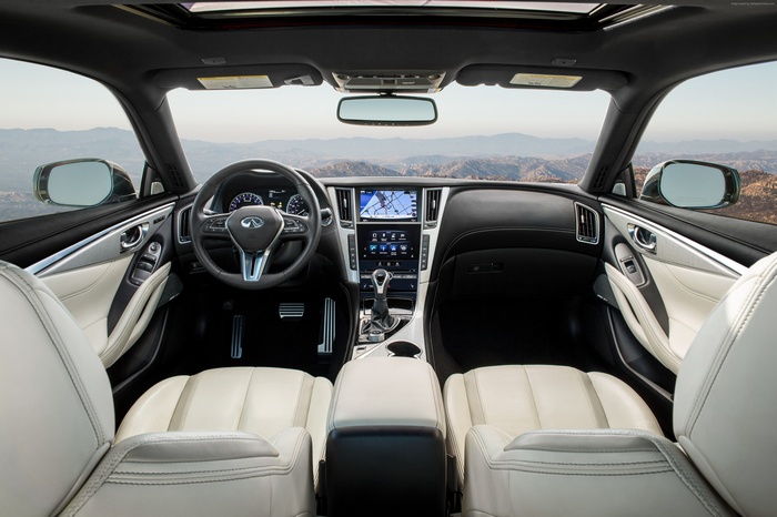 Infiniti Q60 Red Sport 400 Interior