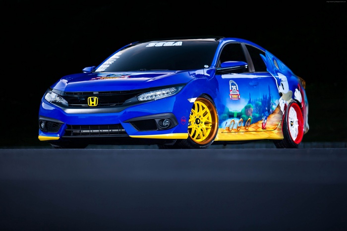 Sonic the Hedgehog Honda Civic SEGA