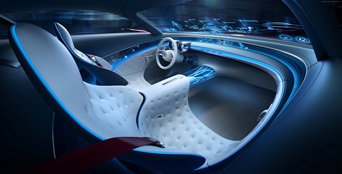Vision Mercedes-Maybach 6 concept car interior
