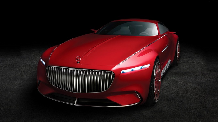 Red Vision Mercedes Maybach 6 concept car