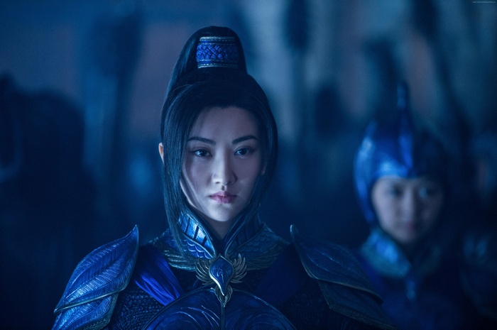 Jing Tian in armor from The Great Wall