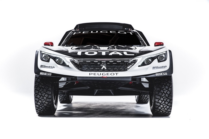 Peugeot 3008 DKR rally car