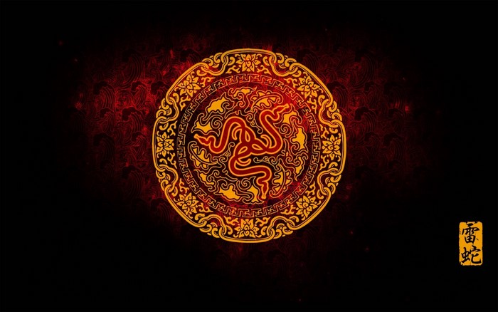 Razer logo with Chinese-inspired circular design
