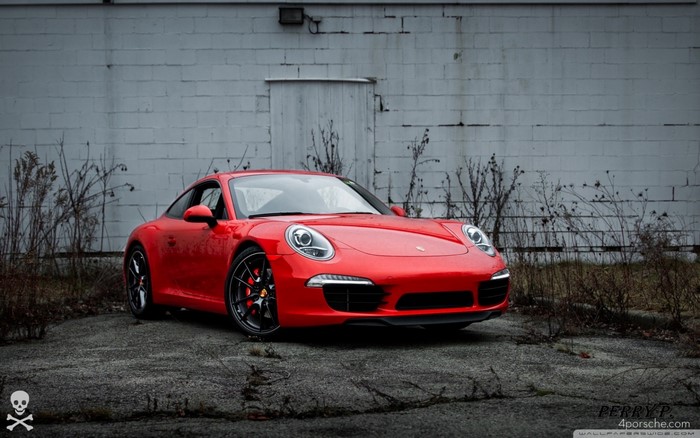 Red Porsche 911 Sports Car