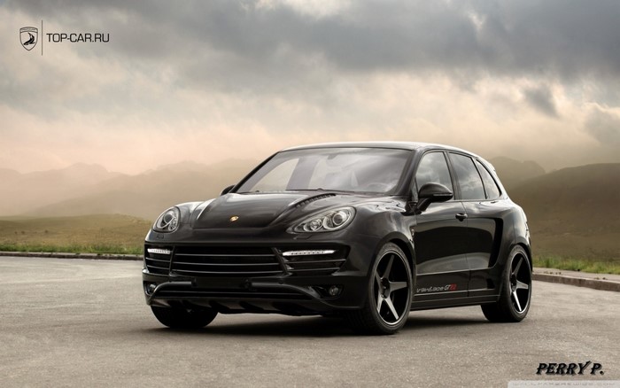 Black Porsche Cayenne Vantage GT2