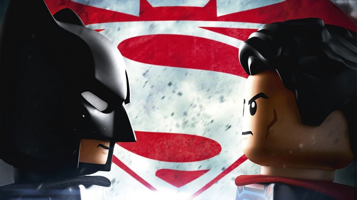 Batman and Superman from The LEGO Batman Movie