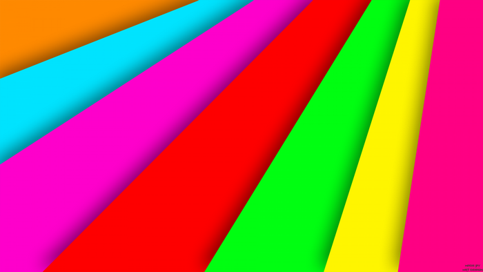 Abstract colorful material design illustration