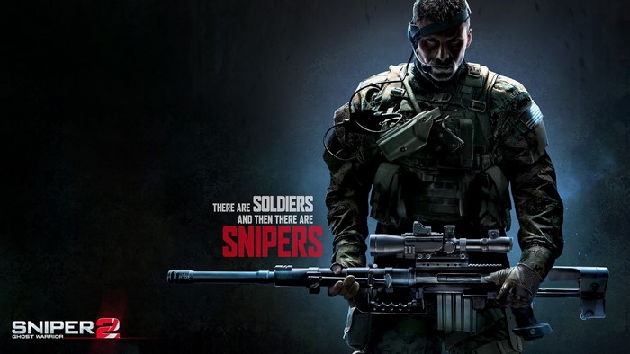 Sniper Ghost Warrior 2 game poster with soldier