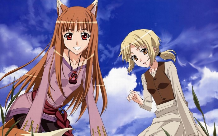 Holo and Lawrence from Spice and Wolf