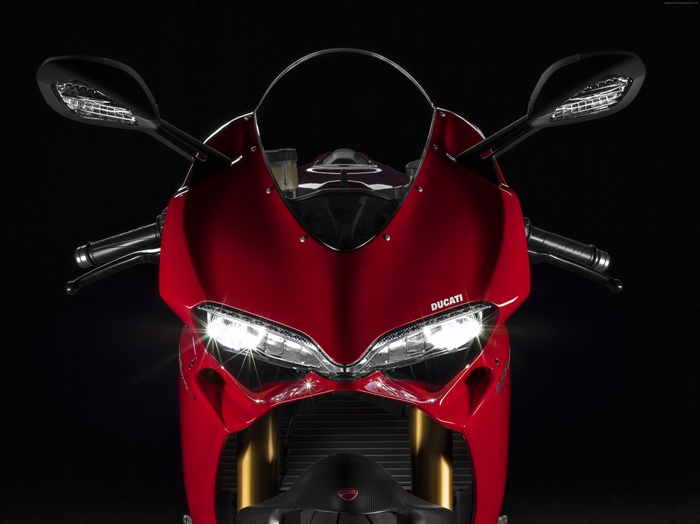 Red Ducati 1299 Panigale S Superbike