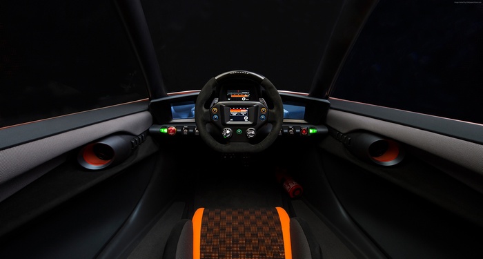 Nissan BladeGlider electric supercar interior