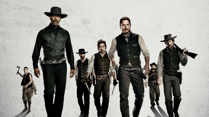 The Magnificent Seven with Denzel Washington, Chris Pratt, Ethan Hawke