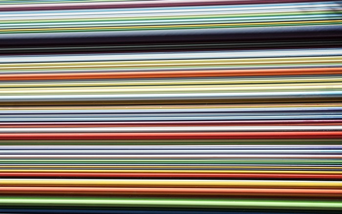Abstract pattern of colorful horizontal lines