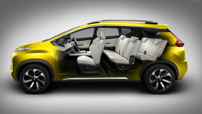 Mitsubishi XM Concept Crossover Interior and Exterior