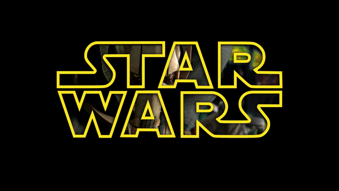 Star Wars logo with General Grievous