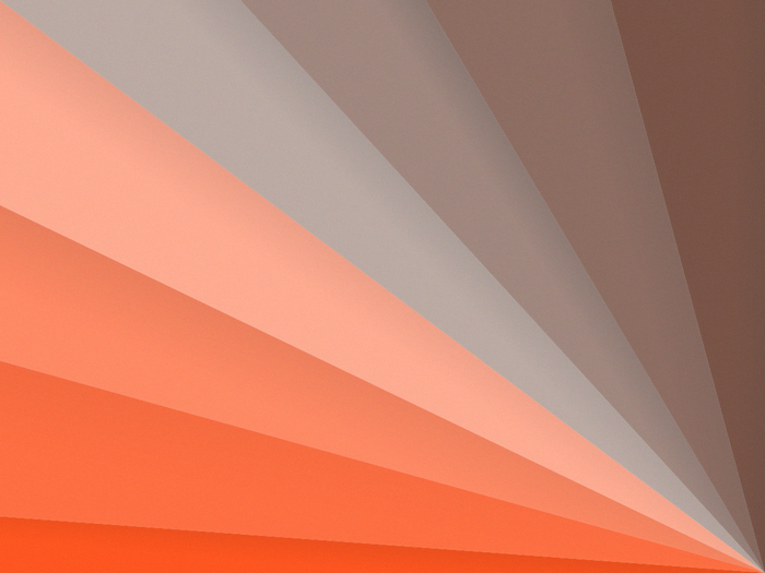 Abstract geometric pattern with orange and brown stripes