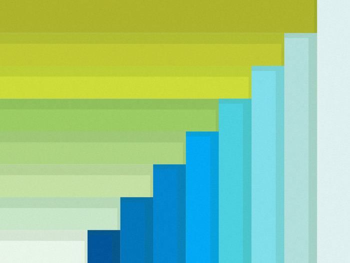 Abstract colorful geometric shapes and lines