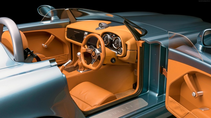 Bristol Bullet speedster interior