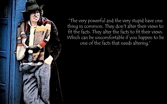 The Fourth Doctor from Doctor Who quote