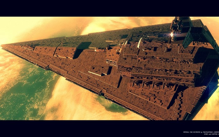 Imperial Star Destroyer from Star Wars