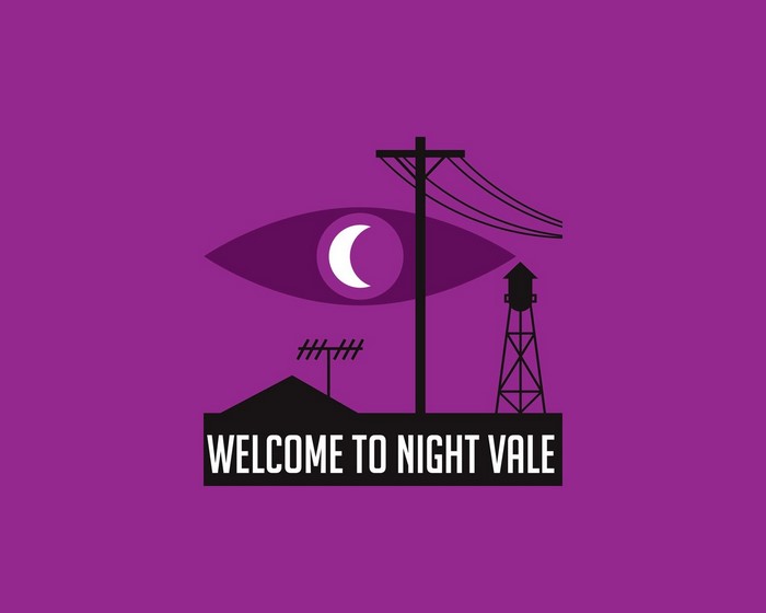 Welcome to Night Vale logo with eye and moon