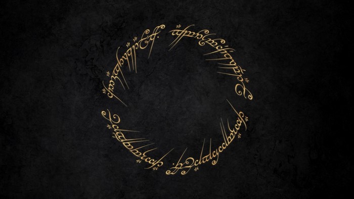 The One Ring inscription from The Lord of the Rings