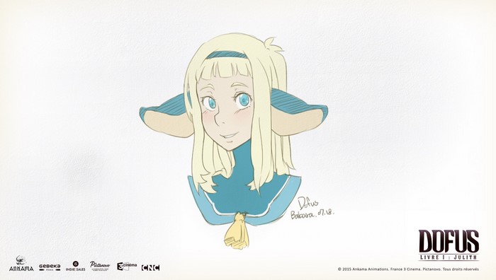 Dofus Livre 1 Julith character sketch