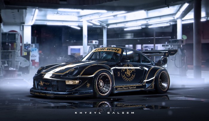 Porsche 911 RWB "John Player Special" by Khyzyl Saleem