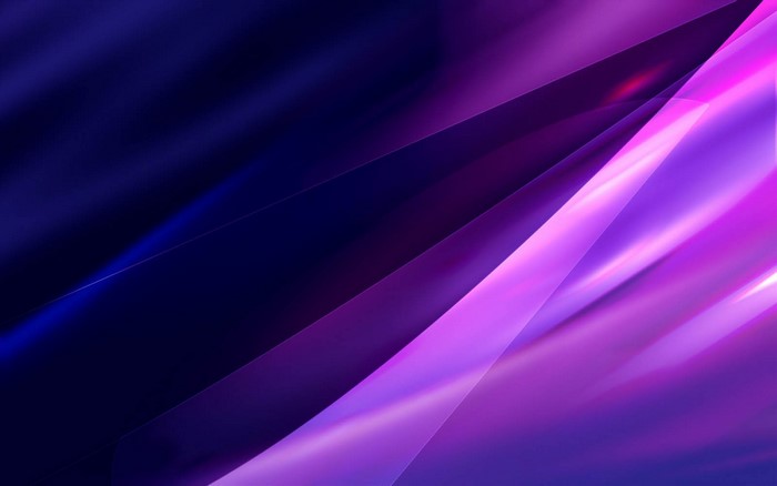 Abstract purple and blue light streaks