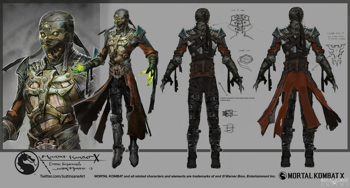 Ermac concept art from Mortal Kombat X