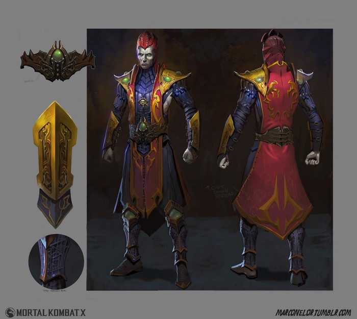 Mortal Kombat X character concept art