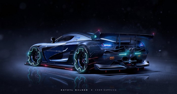 Koenigsegg Agera RS Cyberpunk Concept Car