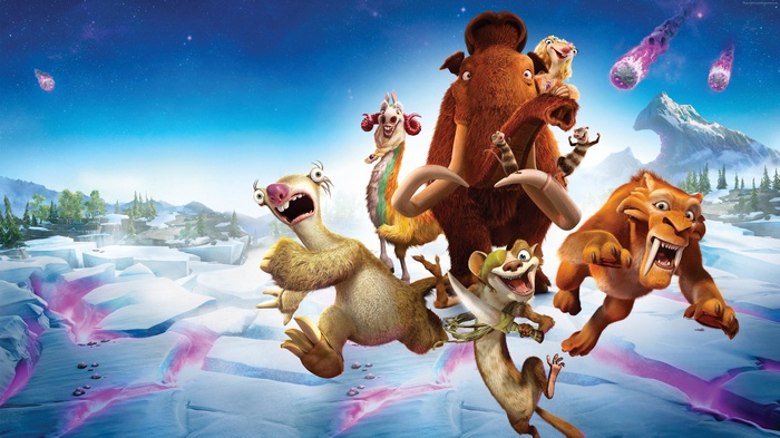 Sid and friends from Ice Age 5: Collision Course